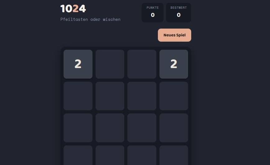 1024 Mini-Spiel Thumbnail